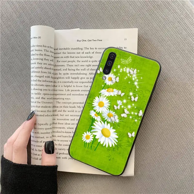 

daisy Phone Case For Samsung A20 A30 30s A40 A7 2018 J2 J7 prime J4 Plus S5 Note 9 10 Plus