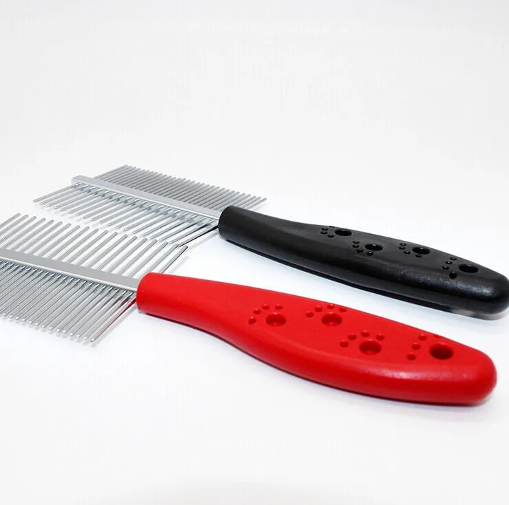

Dogs Grooming Stainless Steel Antistatic Pet Hair Grooming Comb Slicker Brush Puppy Hair Combs Cat Dog Bath Cleaning Supplies