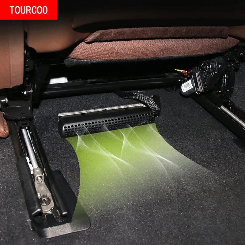 

Car Under Seat Air Conditioner Outlet Cover Shell Sticker For Mercedes-Benz C E GLC Series 2015-2020 Car Accessories