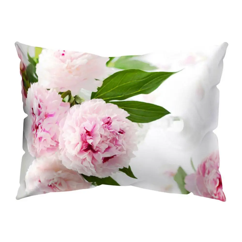 

Hot Sales Sunflower Rose Flower Pillow Case Cushion Cover Living Room Couch Car Sofa Decor