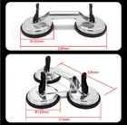 Стеклоподъемник на присоске, присоска для поднятия плитки, большая стеклянная сверхпрочная алюминиевая вакуумная пластина, зазор для пола, фиксатор, автомобильный вытягиватель вмятин
