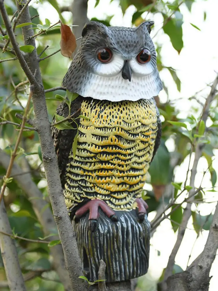Пугало поддельные Совы декорации ручная роспись реалистичный садовый защитник