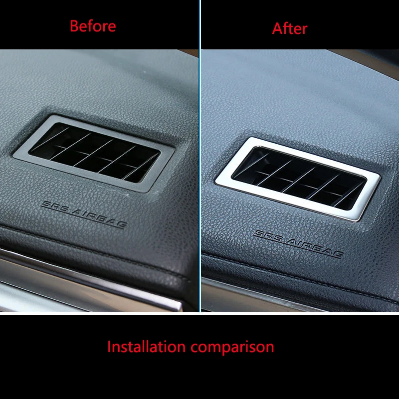 Для Corolla LEVIN HYBRID 2014-2018 воздуха на выходе украшения отделкой стикеры Центрального
