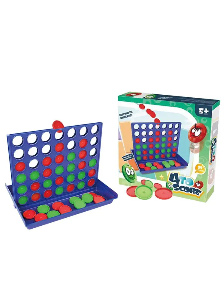 Three-dimensional Four-game Chess Early Education Parent-child Interaction 1 Set Connect 4 In A Line Board Classic Game | Игрушки и