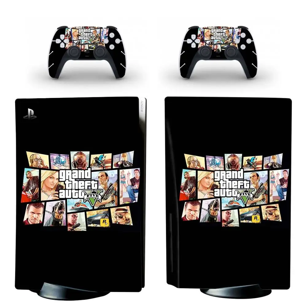 Стикеры Grand Theft Auto V GTA 5 PS5 для консоли PlayStation и контроллеров | Электроника