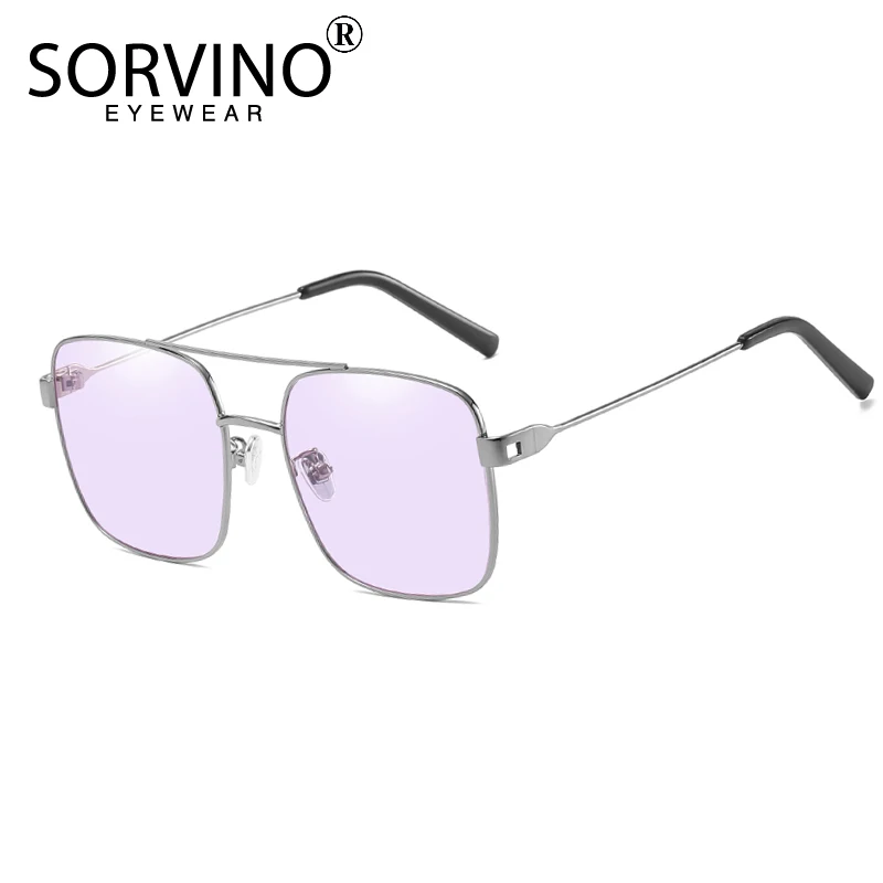 Мужские и женские Квадратные Солнцезащитные очки SORVINO роскошные брендовые