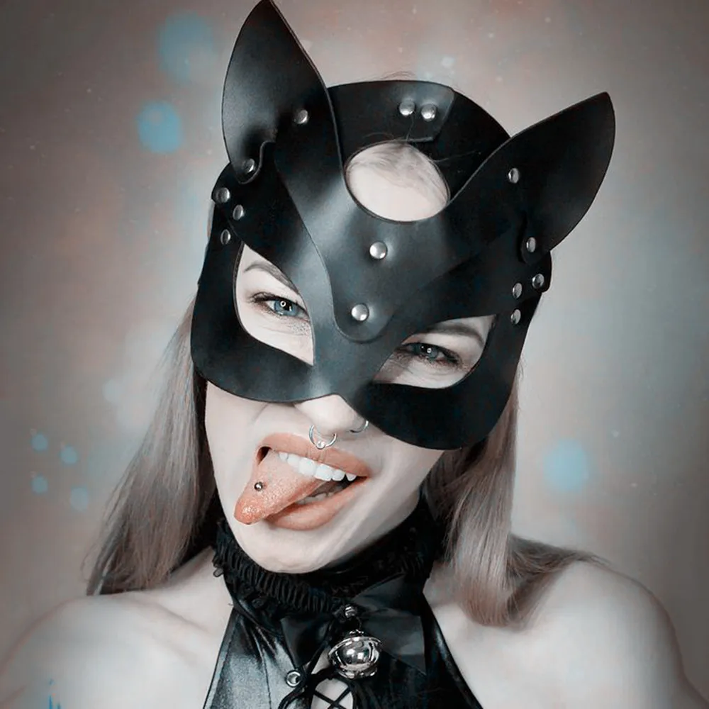 Сексуальная черная маска Банни БДСМ Косплей Вечеринка карнавал чулки