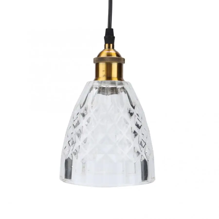 Стеклянный светодиодный подвесной светильник в современном стиле 100 240 В E27