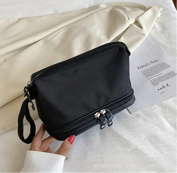 

Women Large Waterproof Cosmetic Bag Luxury Brand Bag Multi-Function Portable Travel Store Makeup Bag Zipper Cosmetics Box Bag-31
