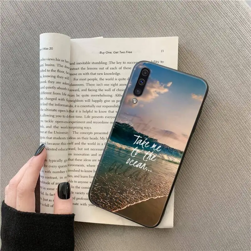 

Travel mountain sea beach quotes Phone Case For Samsung galaxy S 9 10 20 A 10 21 30 31 40 50 51 71 s note 20 j 4 2018 plus
