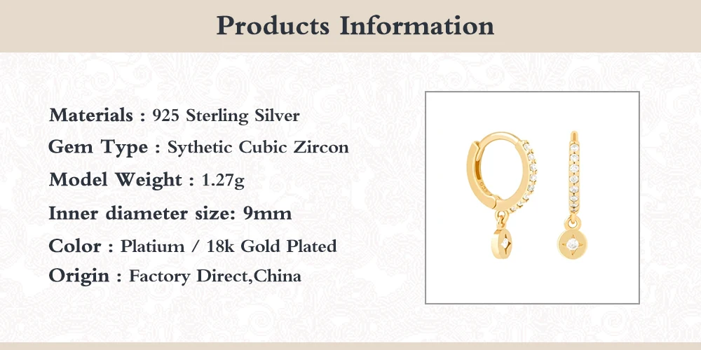 

Boako 925 Sterling Silver Korean INS Hoop Earrings For Girls Lovers' Gift Woman Earring Fine Jewelry pendientes plata orecchini