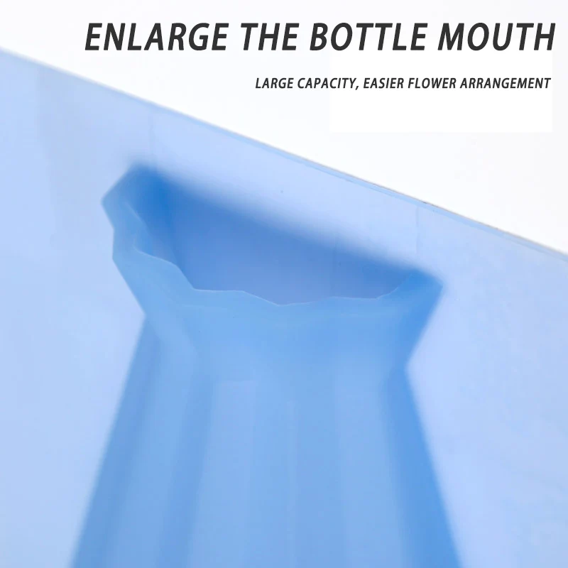 

Nordic Style Wall Hang Container Flower Bottle Magic Silicone Vase Micro Landscape Home Decoration Vase Decoration Household