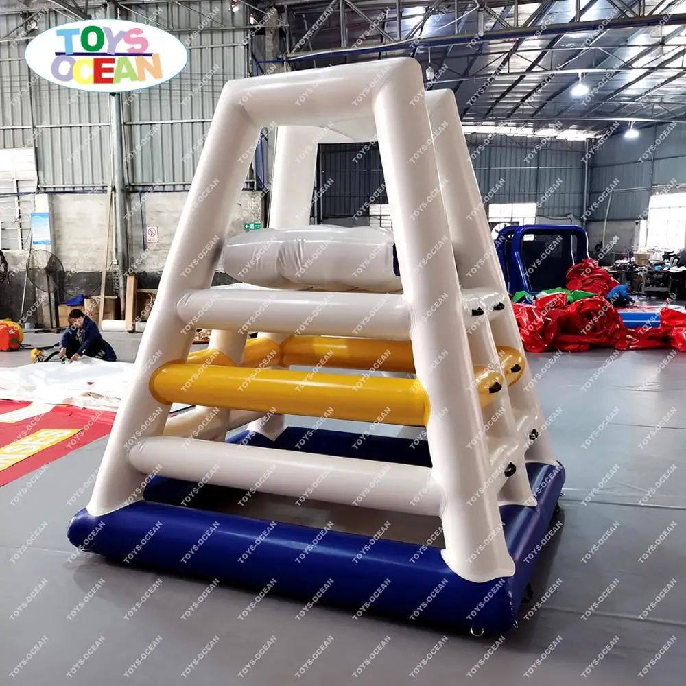 Надувная плавающая водная горка с башней для игр на воде | Игрушки и хобби