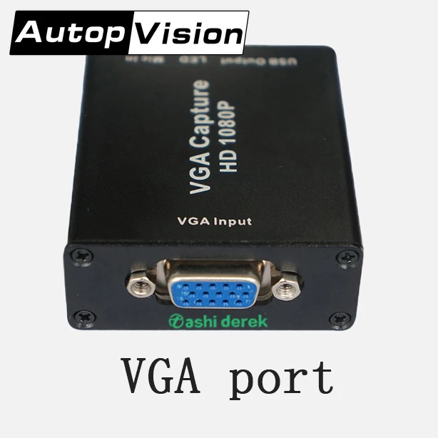 

Конвертер VGA, портативный мини-видеорегистратор 1080P, 30 кадров/с, преобразователь Vga в Usb