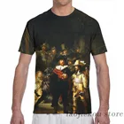 Футболка rembrandt master of art vol 1 для мужчин и женщин, модная рубашка с принтом по всей длине, топы для мальчиков и девочек, футболки с коротким рукавом