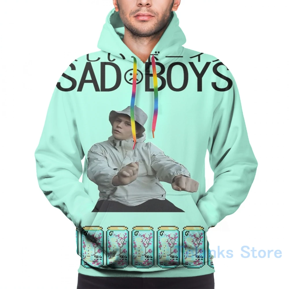 Мужские толстовки свитшоты для женщин Повседневная Толстовка с принтом грустных