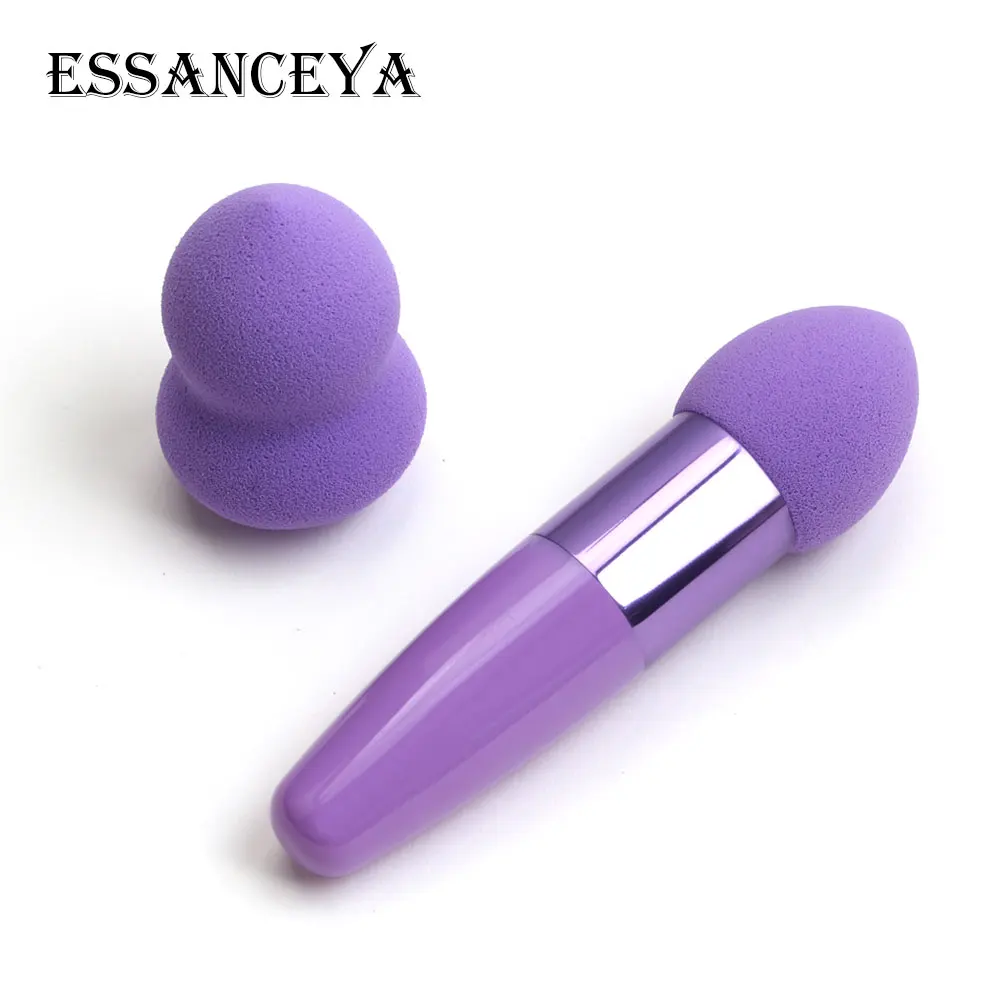 ESSANCEYA 2 шт. кисть со спонжем для макияжа косметический спонж мягкий гладкий