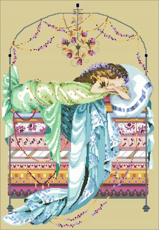 Наборы для вышивки крестом подлинный продукт из Египта длинный штапельный