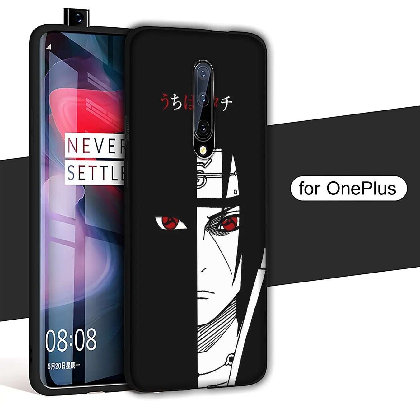 IYICAO Naruto Uchiha Itachi Sasuke Мягкий силиконовый чехол для телефона Oneplus 7T 7 Pro 6T 5 5T черный из