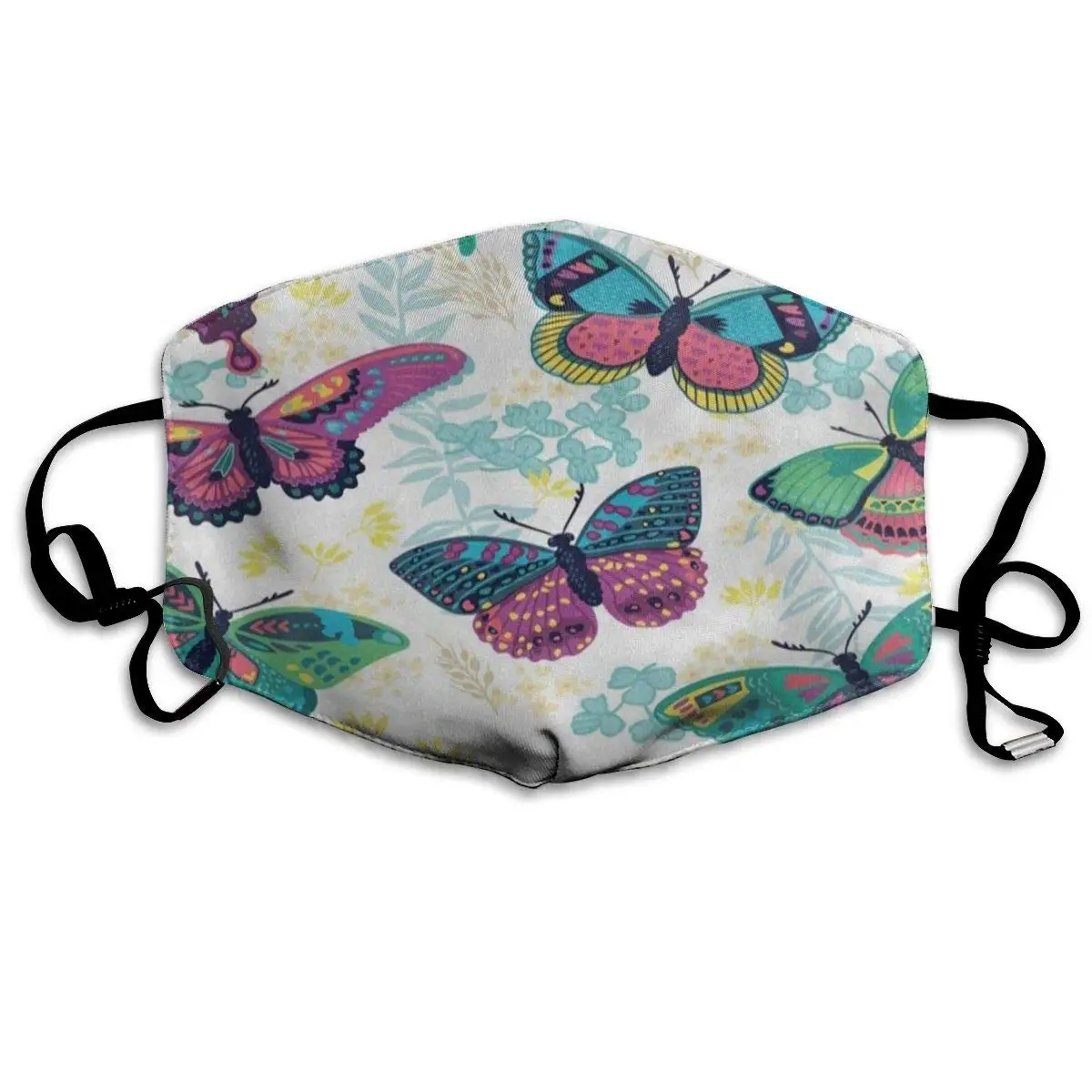 

Dustproof Watercolor Thank You Butterfly Mouth Cover Mask Protective Warm Windproof Mask