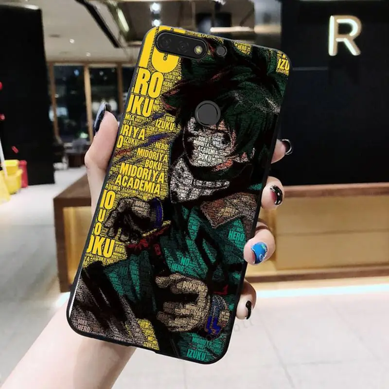 

My hero academia deku bakugou Boku Phone Case For huawei honor 10i 10 lite 8x 9x 20 30 v30 pro mate 20 30 40 lite pro coque