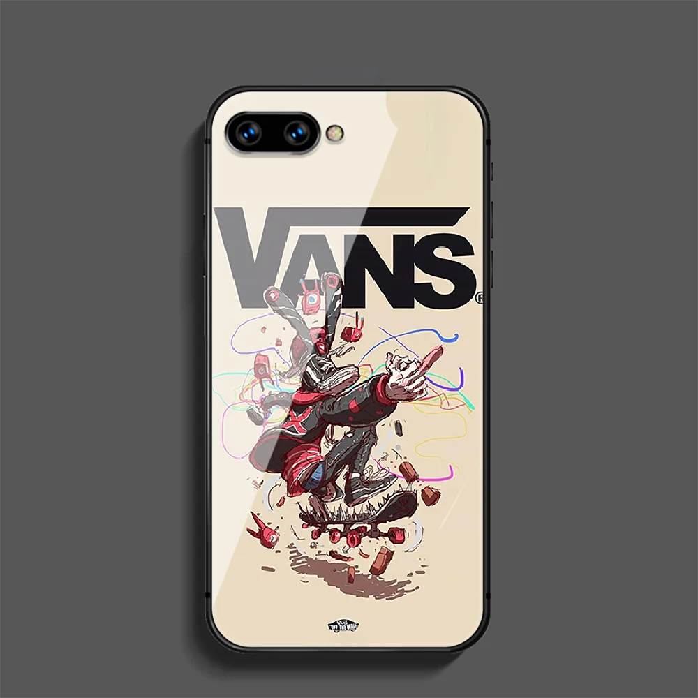 

Fashion Brand Creativity Van-s Phone Tempered Glass Case Cover For Huawei Honor Nova 5T 71 8A 8X 8 9X 9 10 10I 20 30 Pro Lite