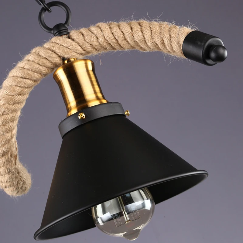 Американский Лофт креативный винтажный подвесной светильник с железной