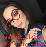 anti blue light women reading glasses acteate quality lady cat eye reading eyewear optical frame unisex myopia dipoter glasses