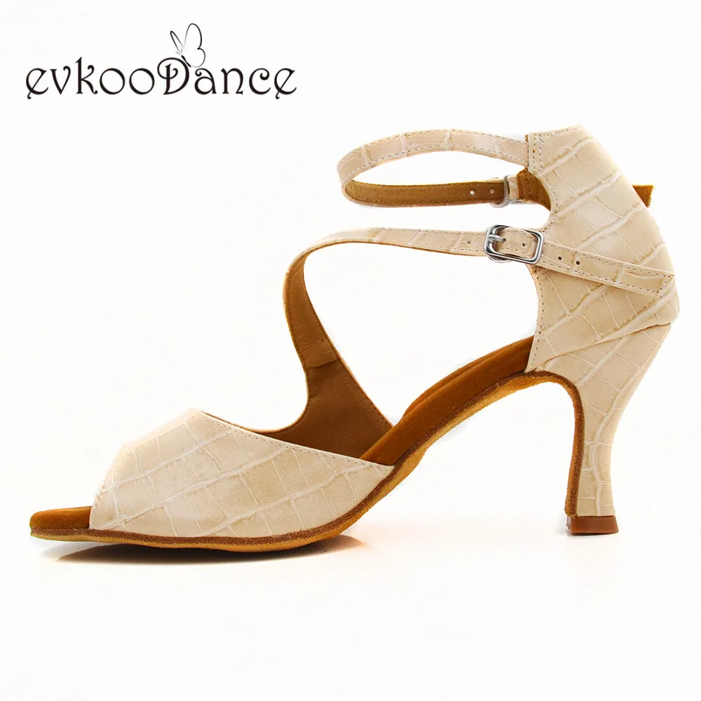 Evkoodance цвет хаки кожаные размеры искусственные туфли для латиноамериканских