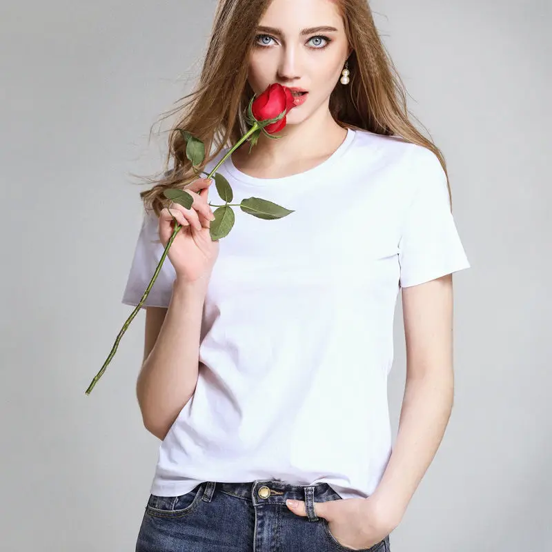 

New Summer classic quality casual breathable soft women's soft T-shirt