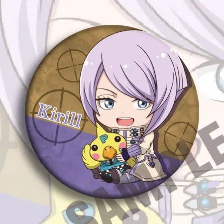 9 шт./1 лот аниме двухслойная Дуг Юри Макс деана Кирилл фигурка 4872 значки круглая