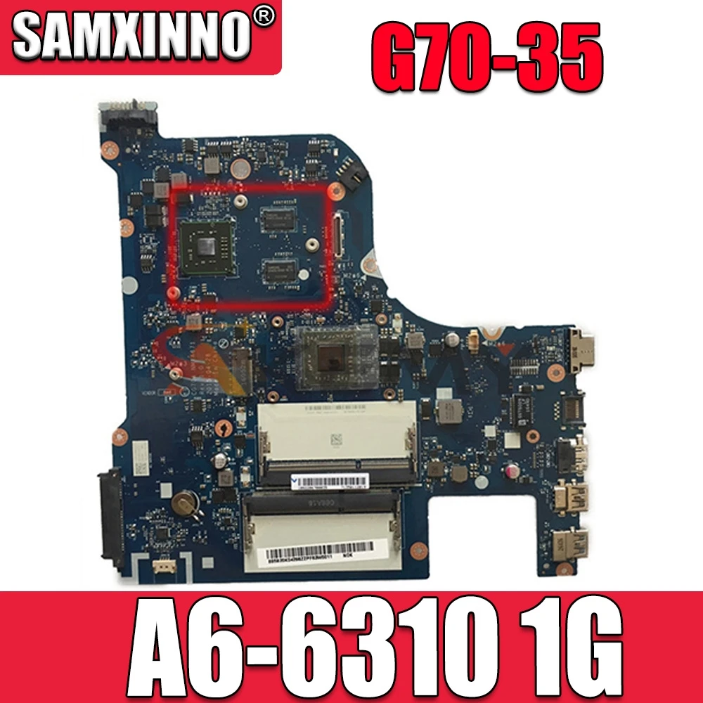 

for Lenovo G70-35 Laptop Motherboard CPU A6-6310 AMD GPU 1G CG70A NM-A671 FRU 5B20K04300 100% Test Ok