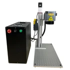 Машина для раскрашивания и маркировки Волоконным лазером с автофокусом, JPT, лазерный источник 20 Вт, 110 В, 220 В, металл, золото, нержавеющая сталь, режущая машина