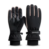 2021 new winter ski ladies gloves outdoor cycling mountaineering plus velvet non slip touch screen sports gloves