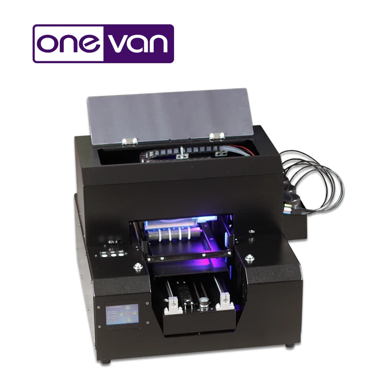 Полностью автоматический УФ-принтер A4 Led плоский и цилиндрический 2-в-1 с набором