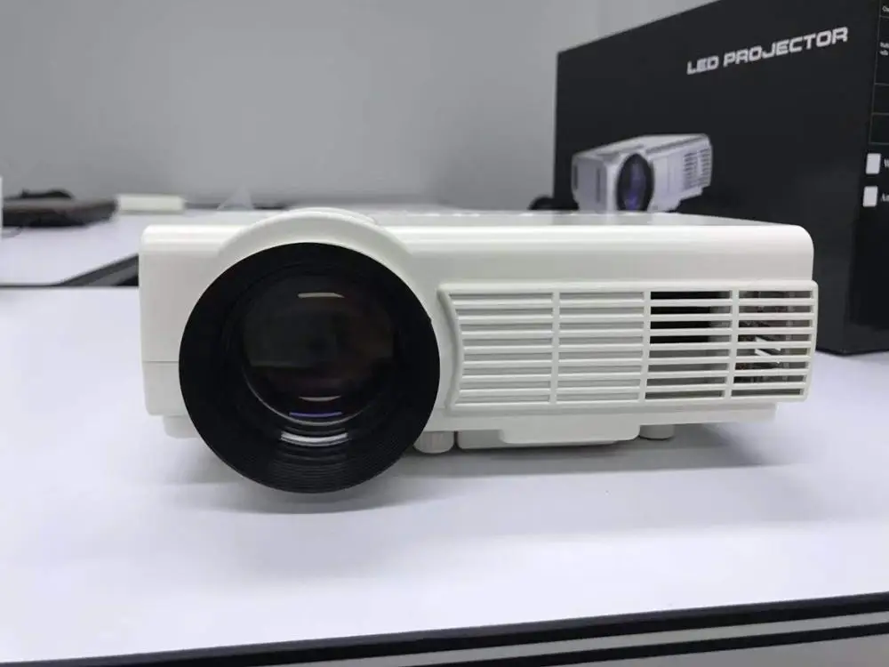Мощный мини проектор Q5 Full HD 1080P светодиодный Android подключение WIFI Бесплатные 3D очки