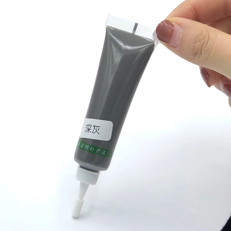 Темно серая краска для удаления царапин мебели 18 г ремонта пола очистки