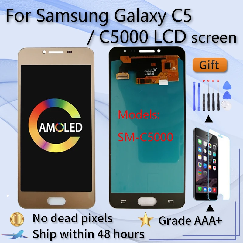

5.2'' For Samsung C5 C5000 SM-C5000 lcd display Screen replacement for Samsung Galaxy C5 display lcd screen module