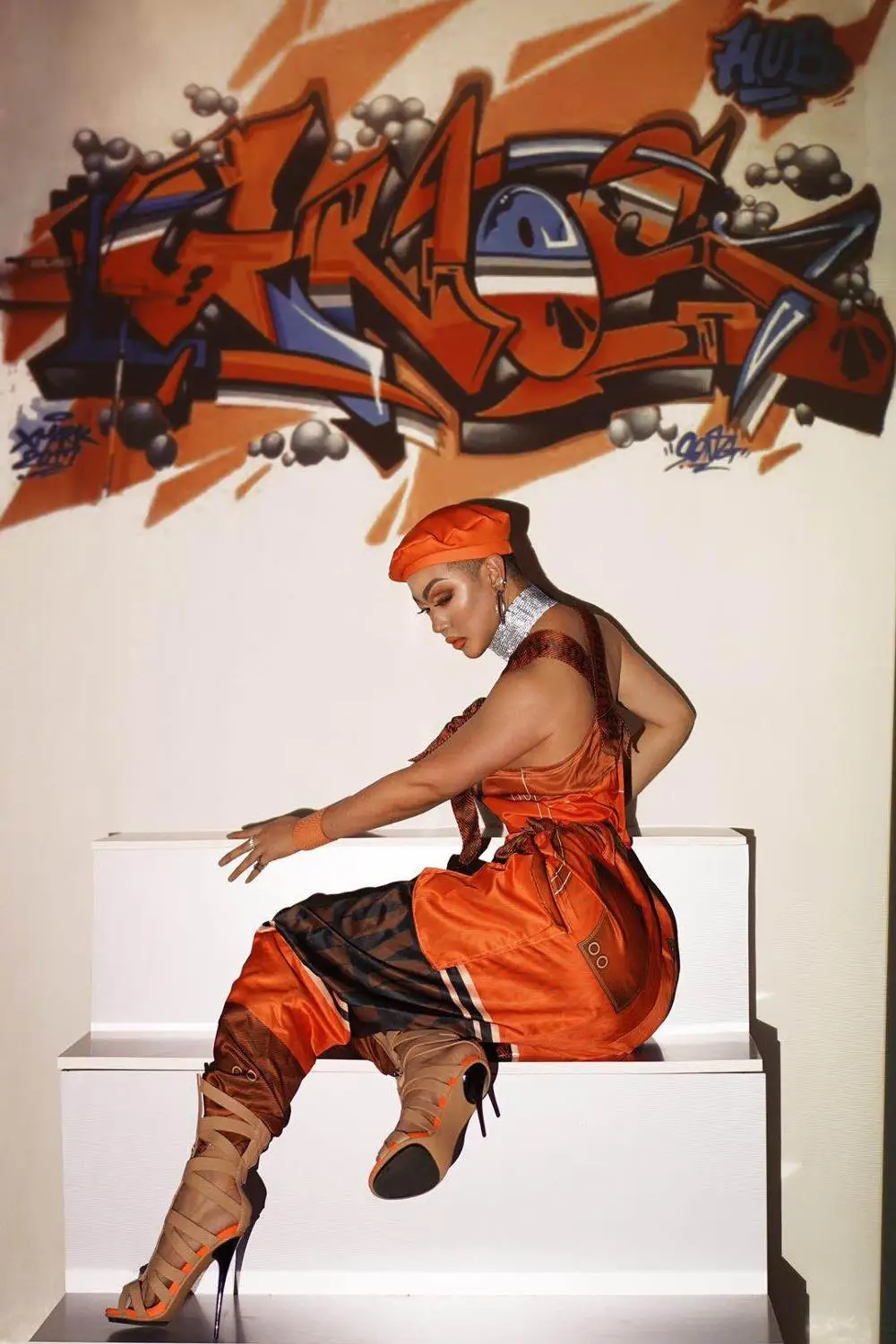 Камуфляжный комбинезон Одежда для танцев в стиле хип-хоп бара ночного клуба