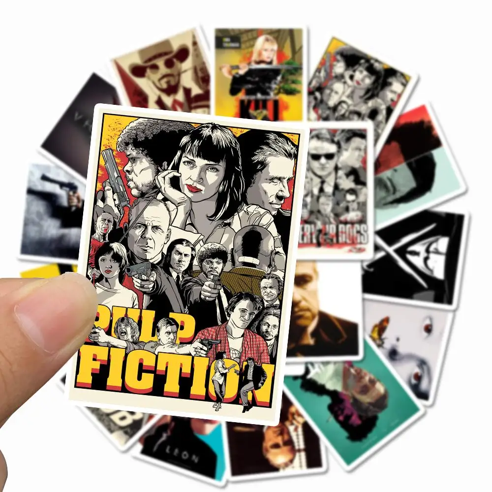 25 шт. Классическая наклейка для фильма багажа ноутбука художественная живопись