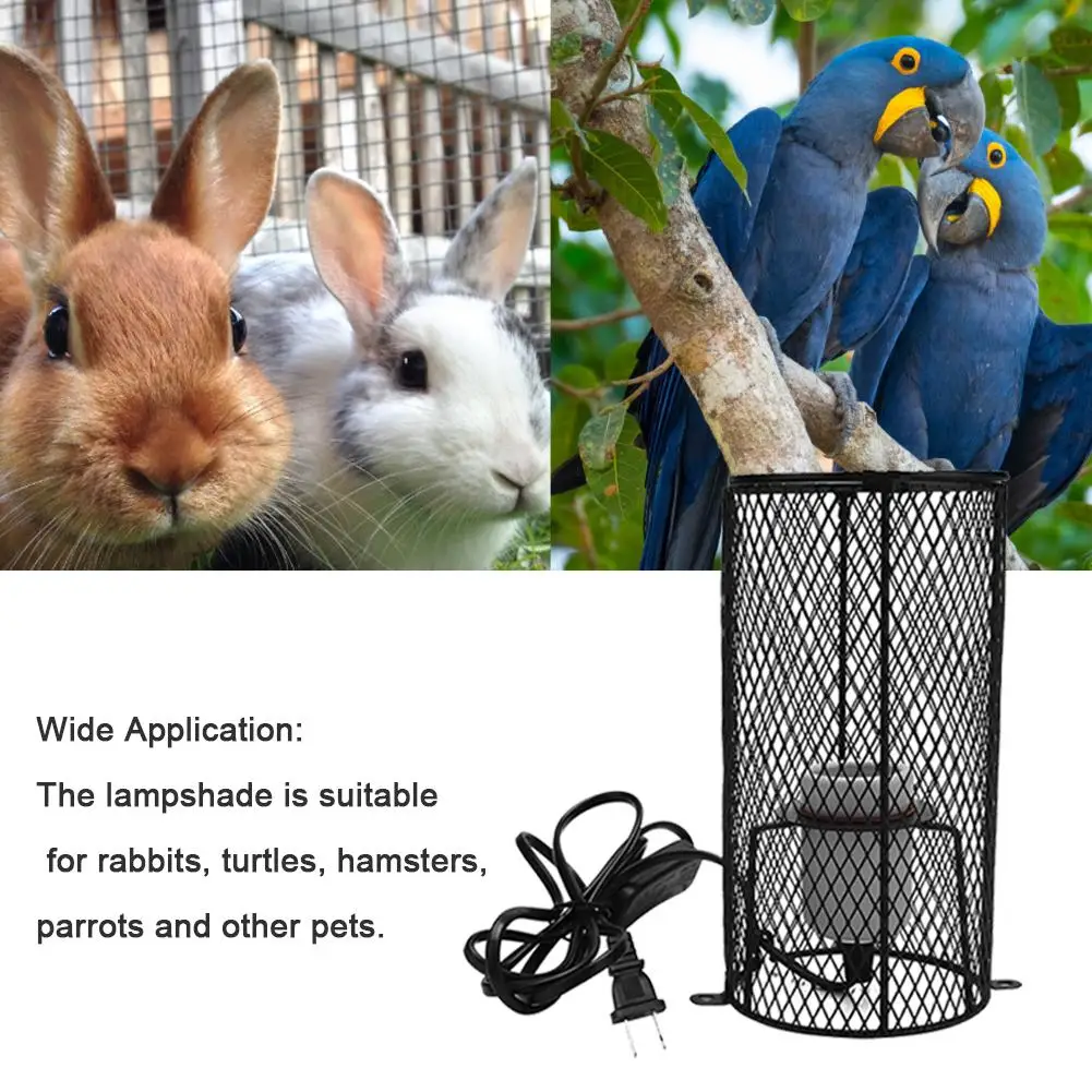 С защитой от ожогов абажур рептилий Отопление с Керамика держатель лампы ящерица