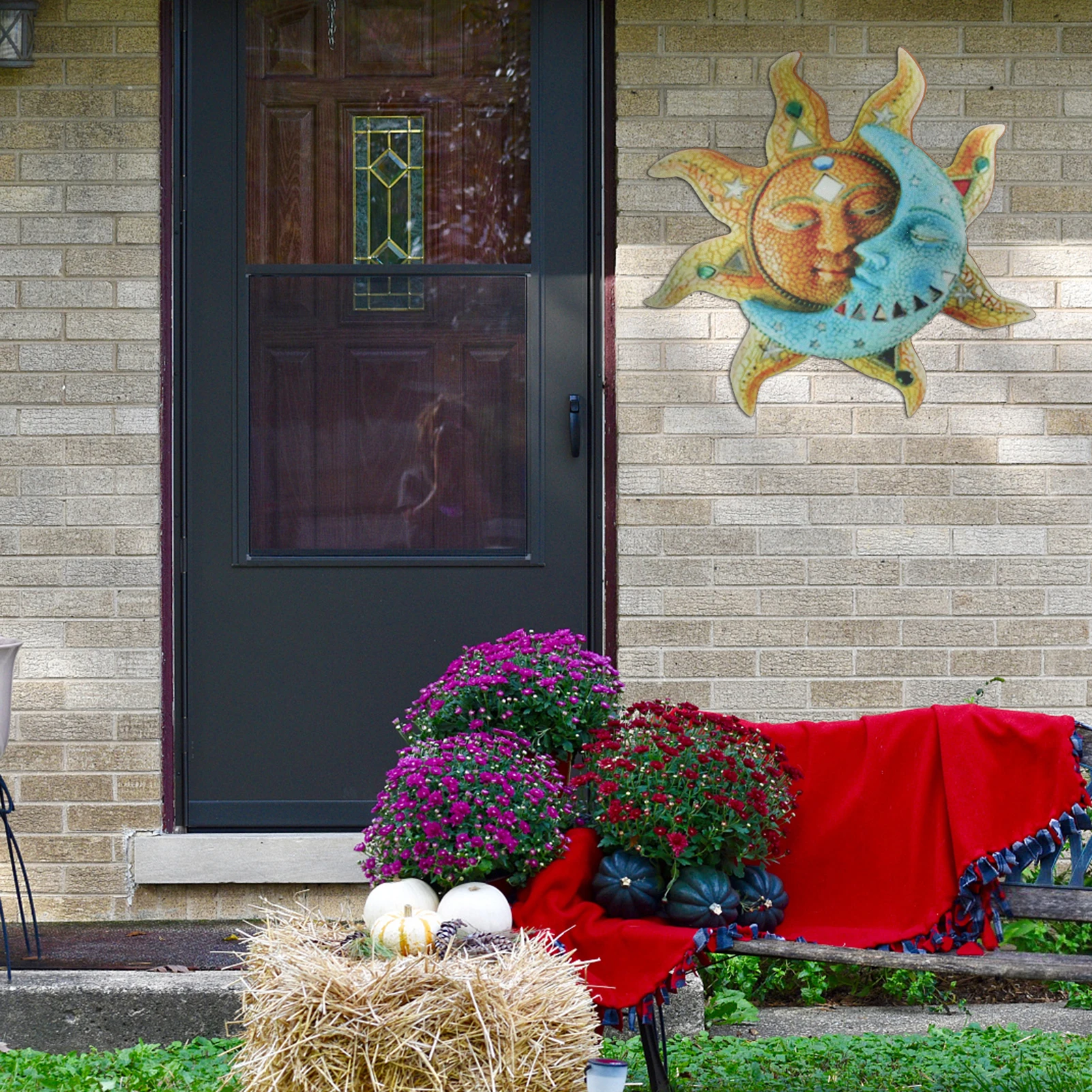 

Декоративное настенное украшение «солнце и луна»