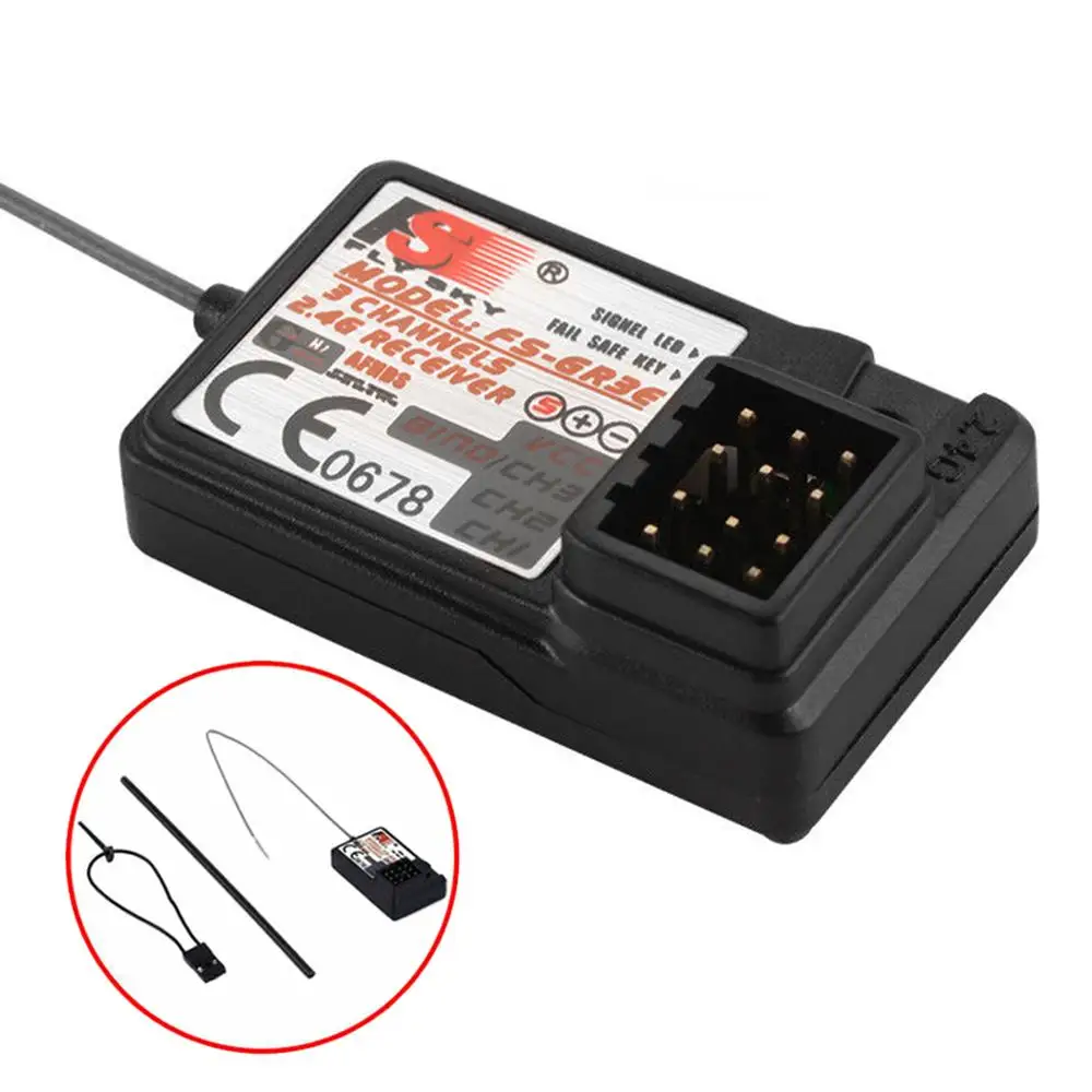Приемник Flysky FS-GR3C 3CH 2 4 Ghz ДЛЯ FS GT2 GT2B GT3 GT3B GT3C T6 CT6B TH9X RC Car Boat Transmitter 20 | Дом и сад