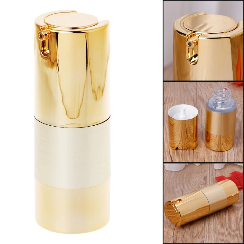 

15/30/50ml Empty Airless Bottle Cosmetic Plastic Pump Container Travel Makeup