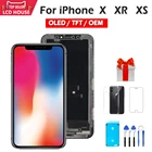 ЖК-экран для iphone X, XS Max, X, XR, 11 Pro Max, 100% протестированный