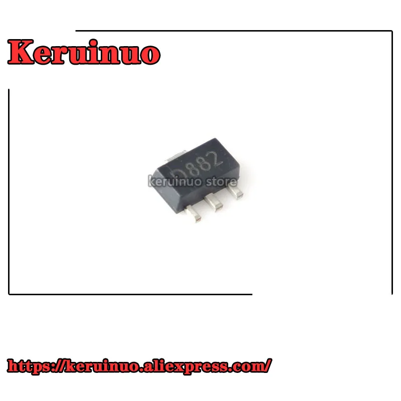 20 шт./лот 2SD882 D882 SMD транзистор 2A Высокоточный SOT89 | Электроника