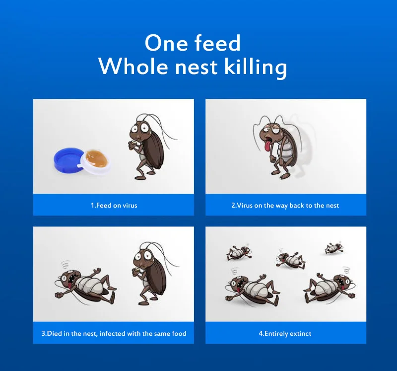 

8pcs/set Cockroach Killer Powder Bait Lures Special Insecticide Bug Beetle Cucaracha Medicine Insect Reject Pest Control TSLM1