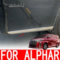for 2016 2017 2018 2019 2020 toyota alphard ah30 luxuriousness edition car accessories stainless steel front rear bumper trim