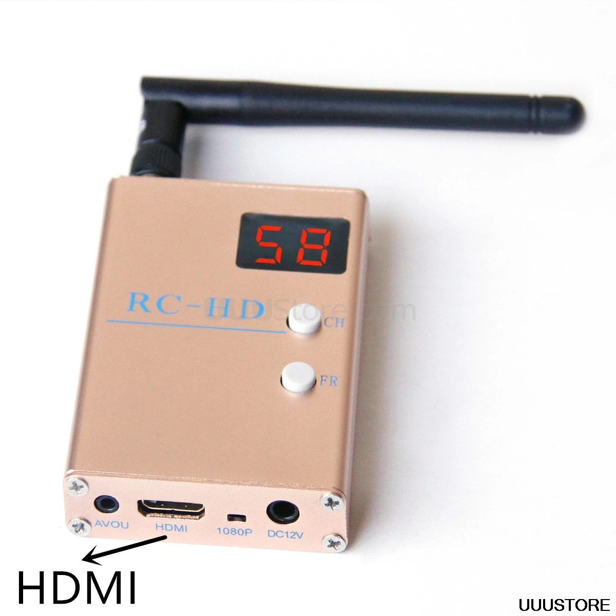 FPV 5 8G 8 GHz 48CH 48 каналы RC832HD RC HD приемник HDMI с A/V и кабелями питания для квадрокоптера