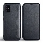 Чехол-бумажник для Samsung Galaxy A51, A71, A31, A12, A21, A21S, A11, A10, A41, A42, M11, m31, m31s, m51 5G, A10, кожаный, без магнита